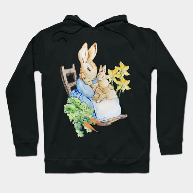 Mommy Rabbit illustration Hoodie by Mysooni